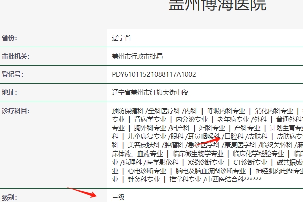 营口盖州博海医院口腔科