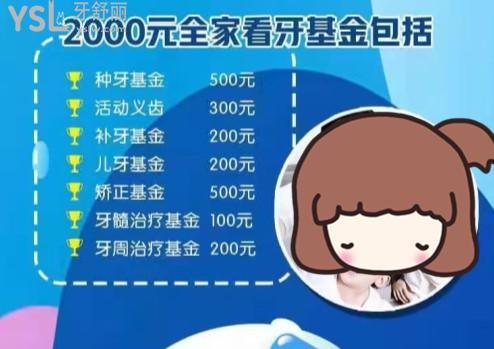 大连唯格口腔2000元看牙基金