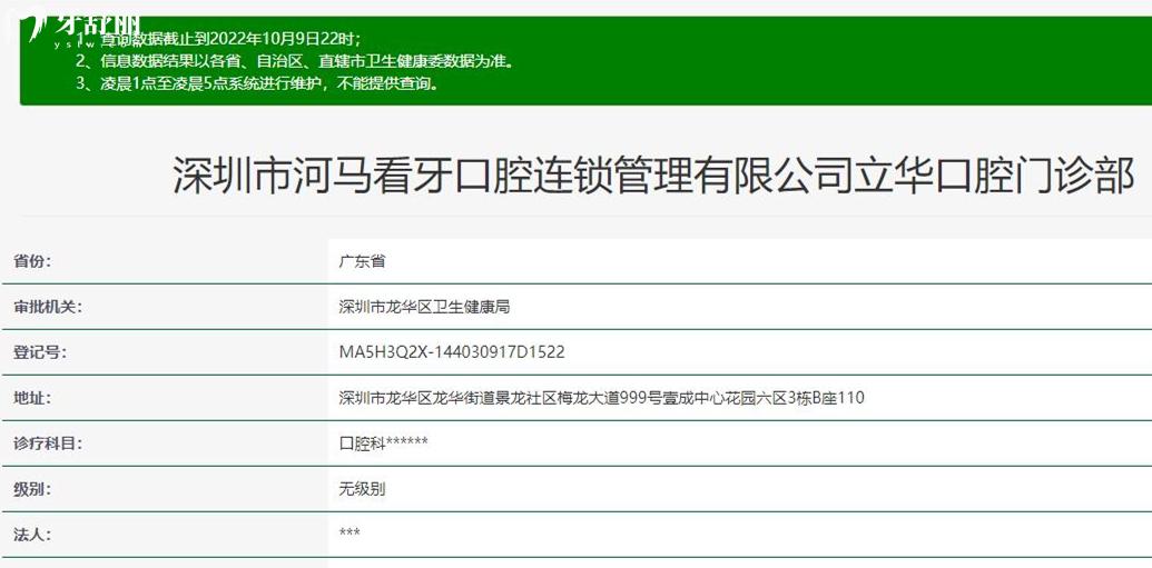 深圳河马看牙口腔正规靠谱吗_地址_视频_口碑好不好_收费标准_能用社保吗?(正规靠谱/深圳市龙华区/口碑比较好/收费中等/能用社保)