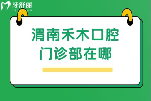 渭南禾木口腔门诊部在哪？