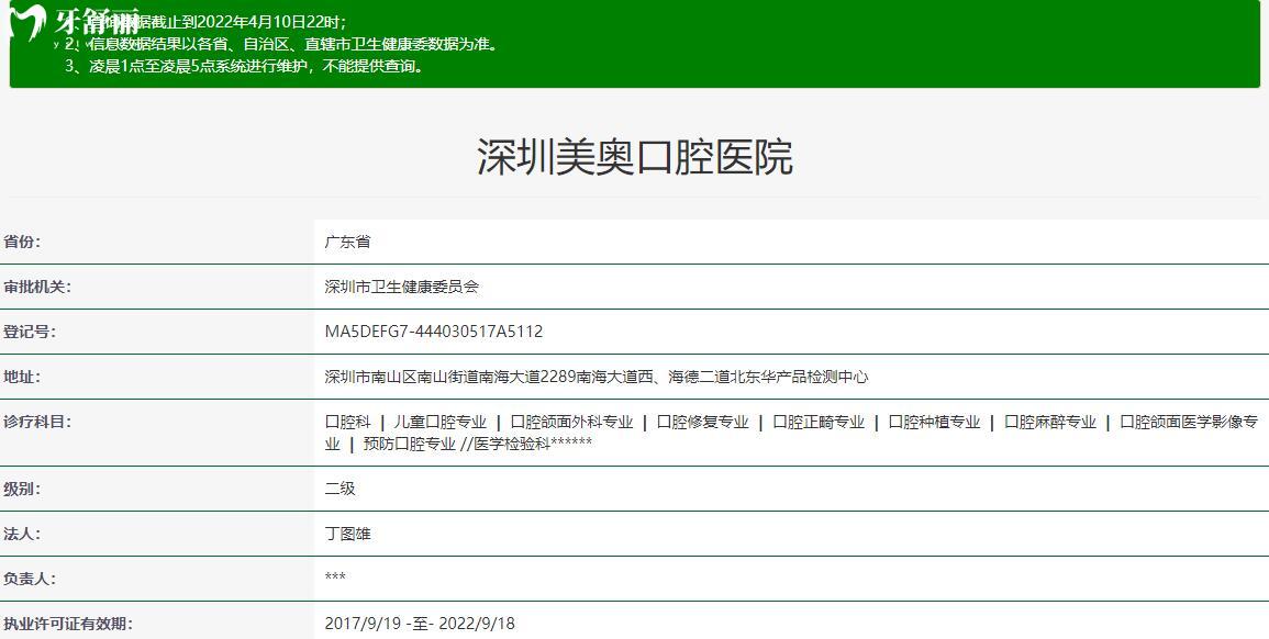 深圳美澳口腔医院地址在南山区南海大道,种植牙1510元起